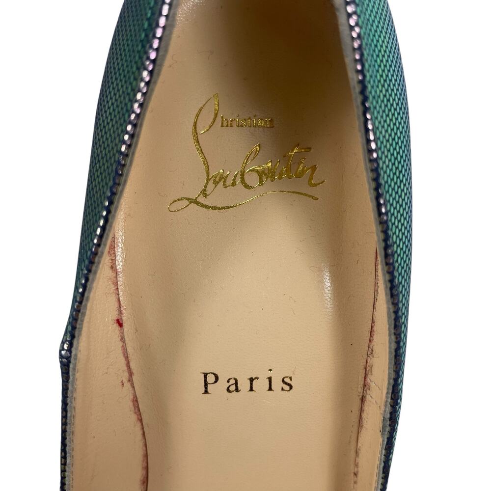 Christian Louboutin Tissu Scarabe So Kate 120 Pump Digitale Size 39 - Picture 12 of 15